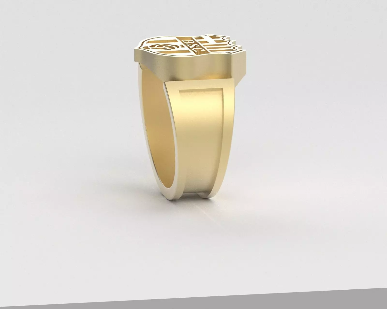 Barcelona Ring - Official BSC - soccer or futbol 3D print model_28