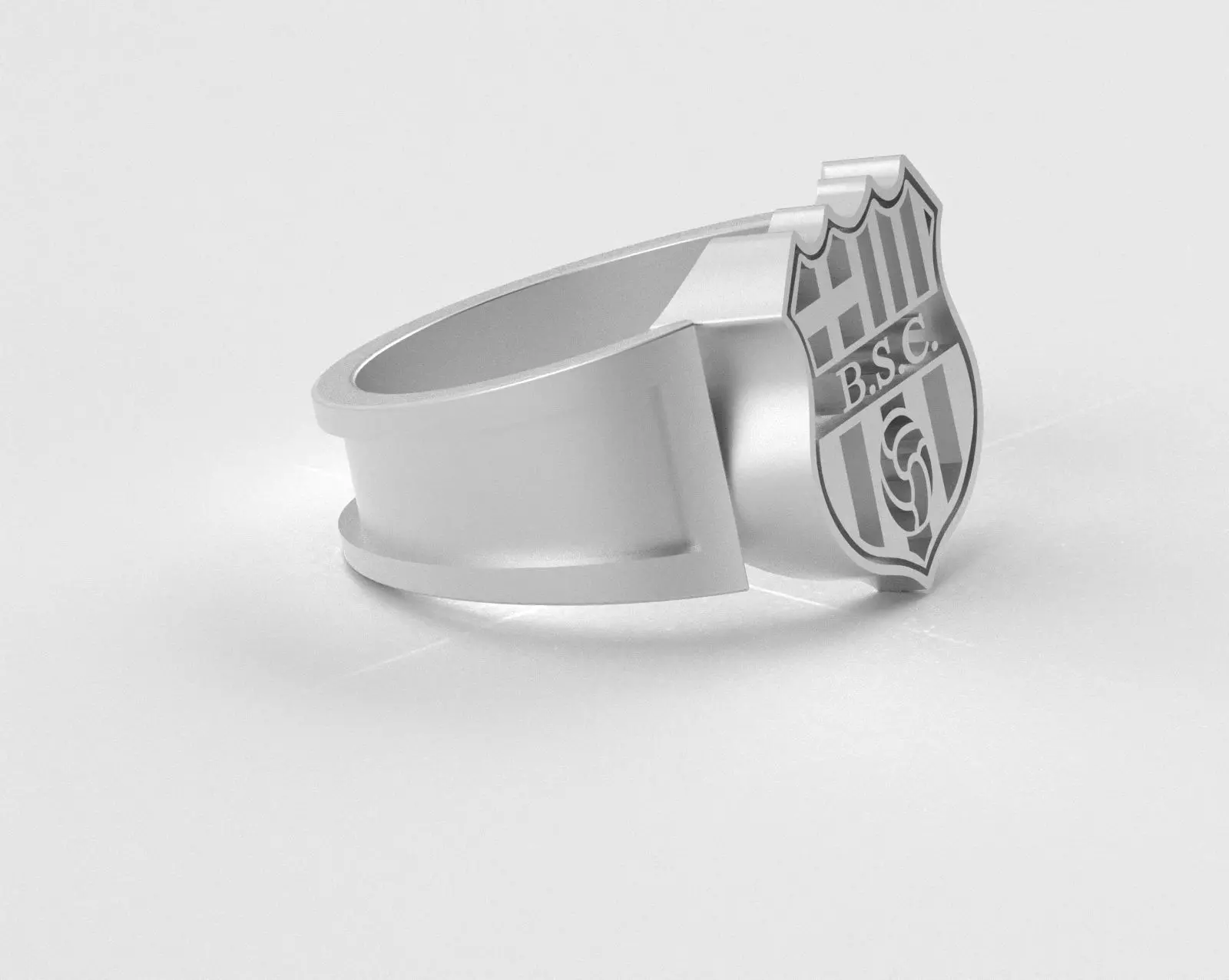Barcelona Ring - Official BSC - soccer or futbol 3D print model_42