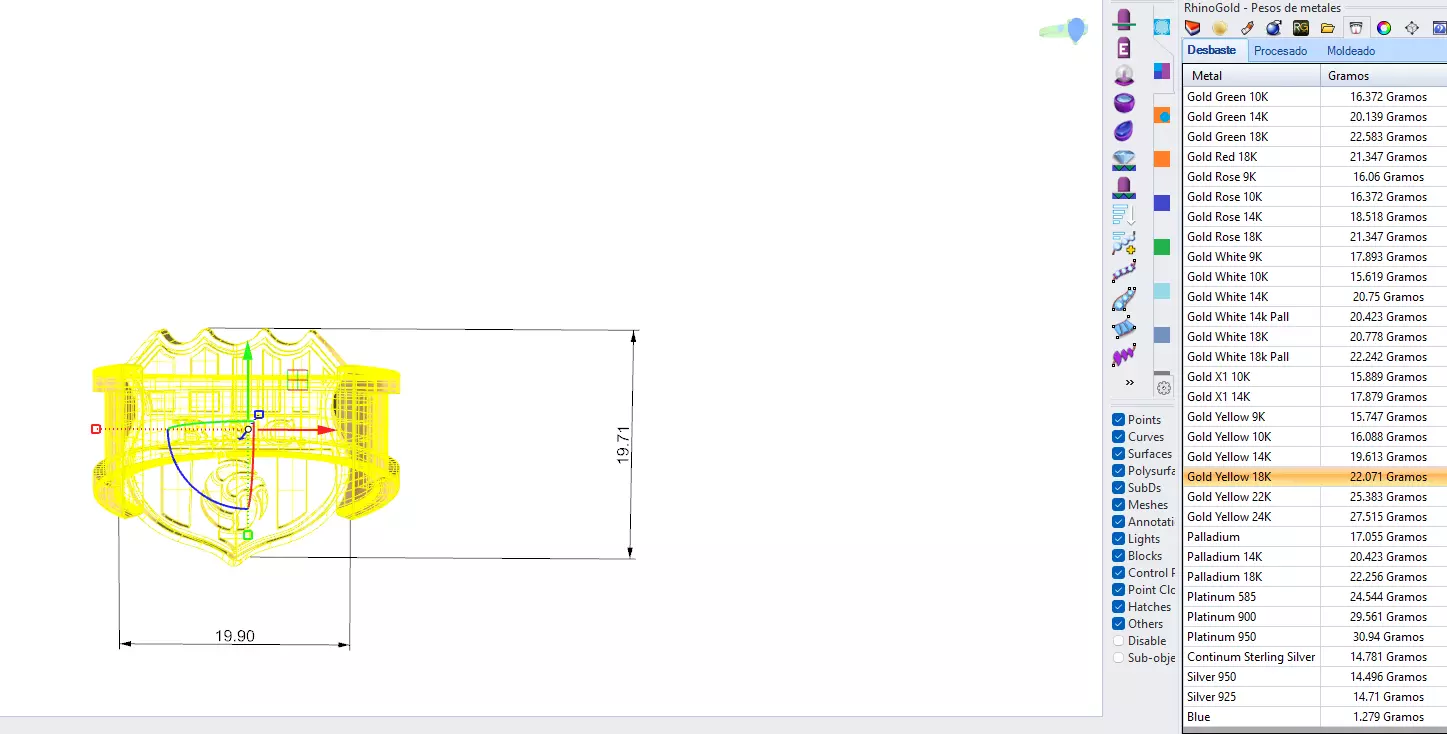 Barcelona Ring - Official BSC - soccer or futbol 3D print model_4