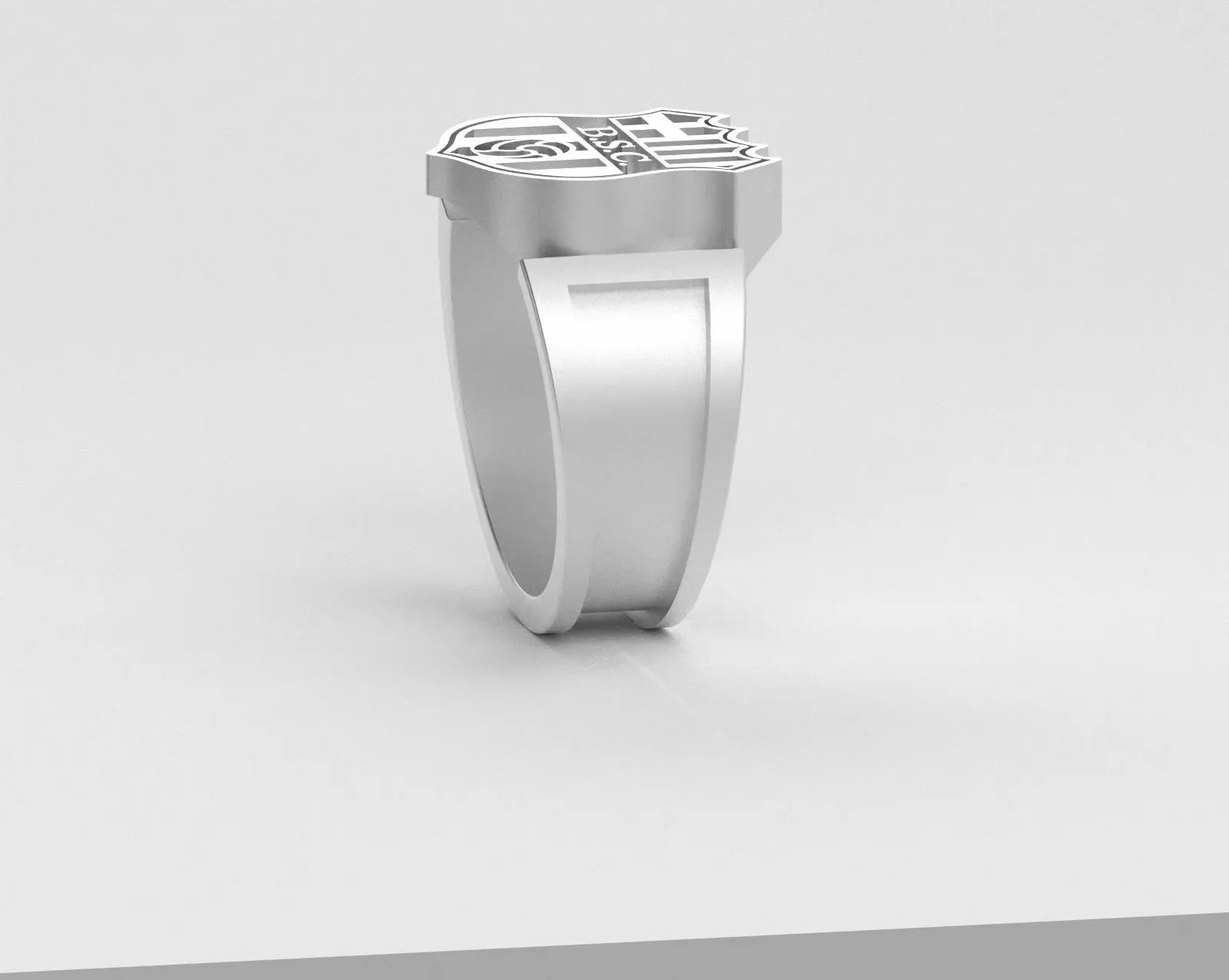 Barcelona Ring - Official BSC - soccer or futbol 3D print model_22