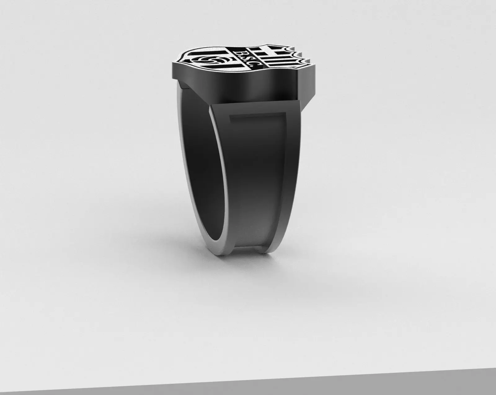 Barcelona Ring - Official BSC - soccer or futbol 3D print model_11