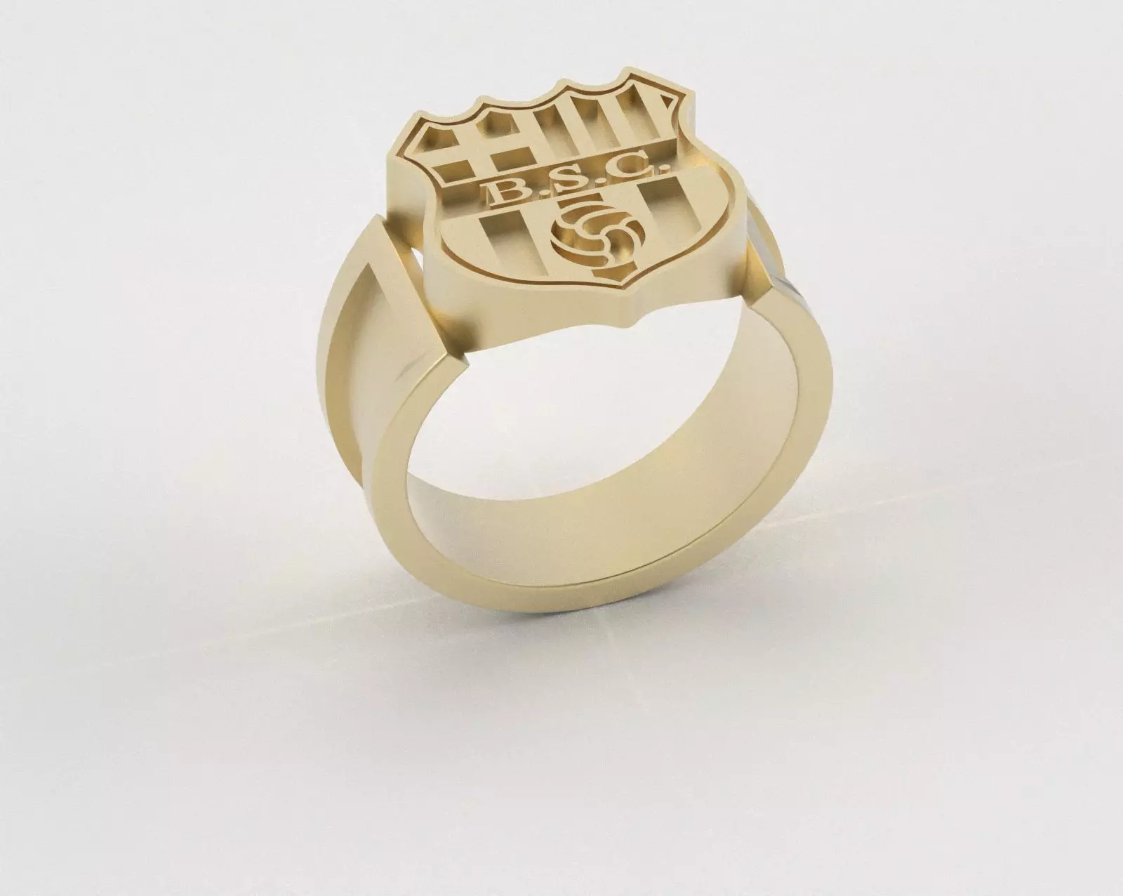Barcelona Ring - Official BSC - soccer or futbol 3D print model_24