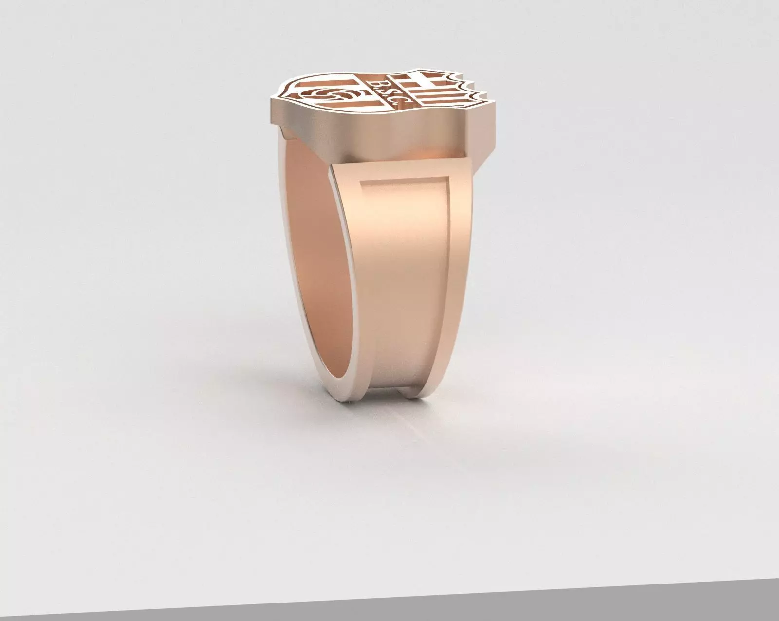 Barcelona Ring - Official BSC - soccer or futbol 3D print model_16