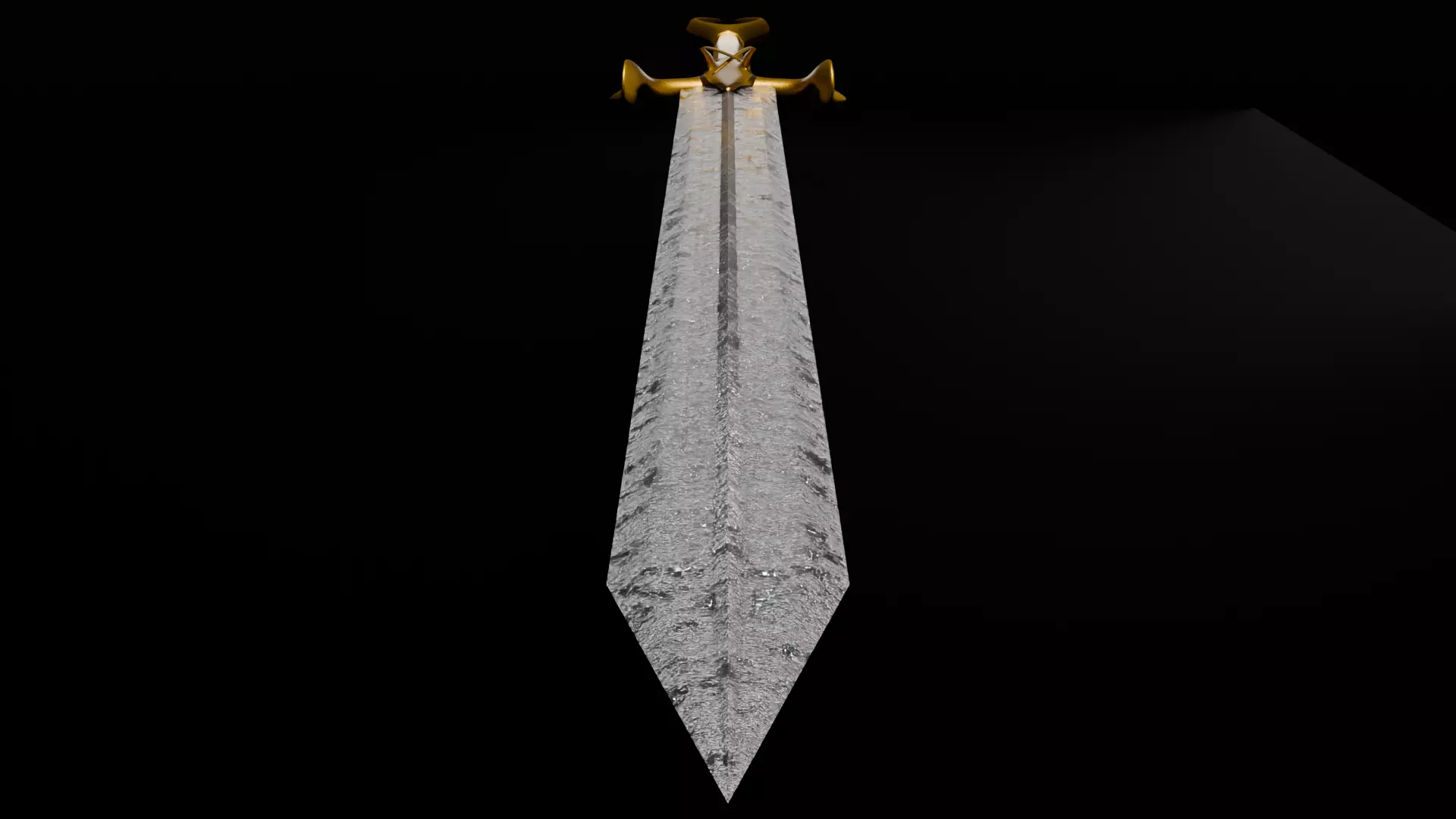 Greatsword Low-poly 3D model_3