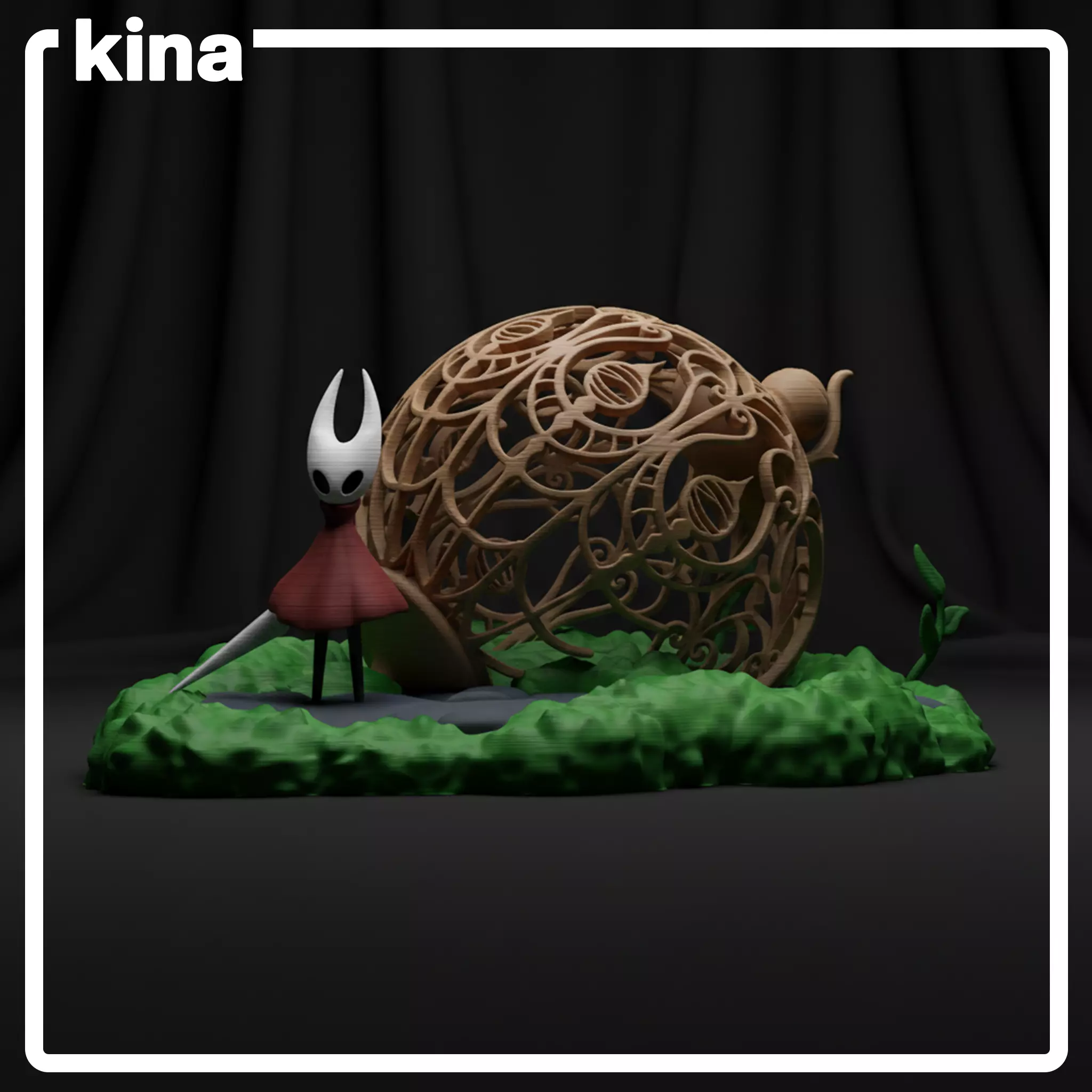 Hornet Hollow Knight Silksong Diorama 16cm figure 3D print model