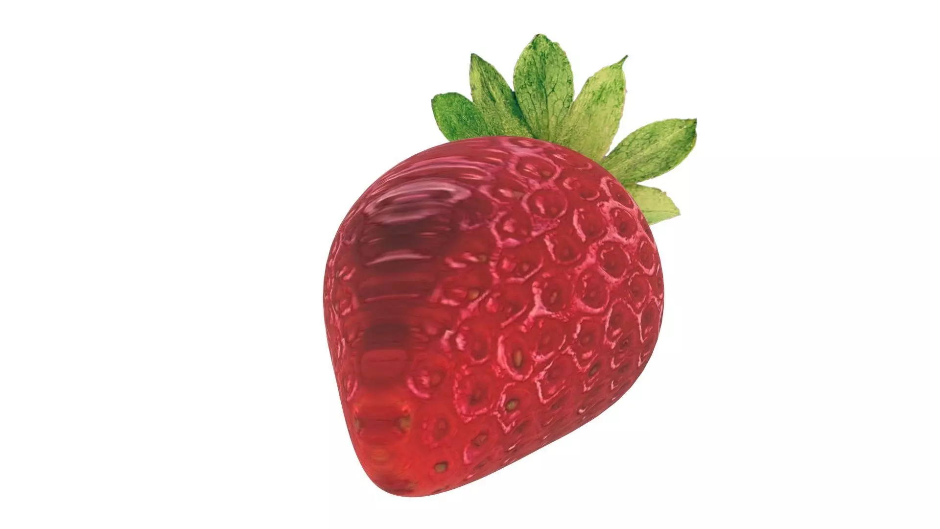 Strawberry 3D model_8
