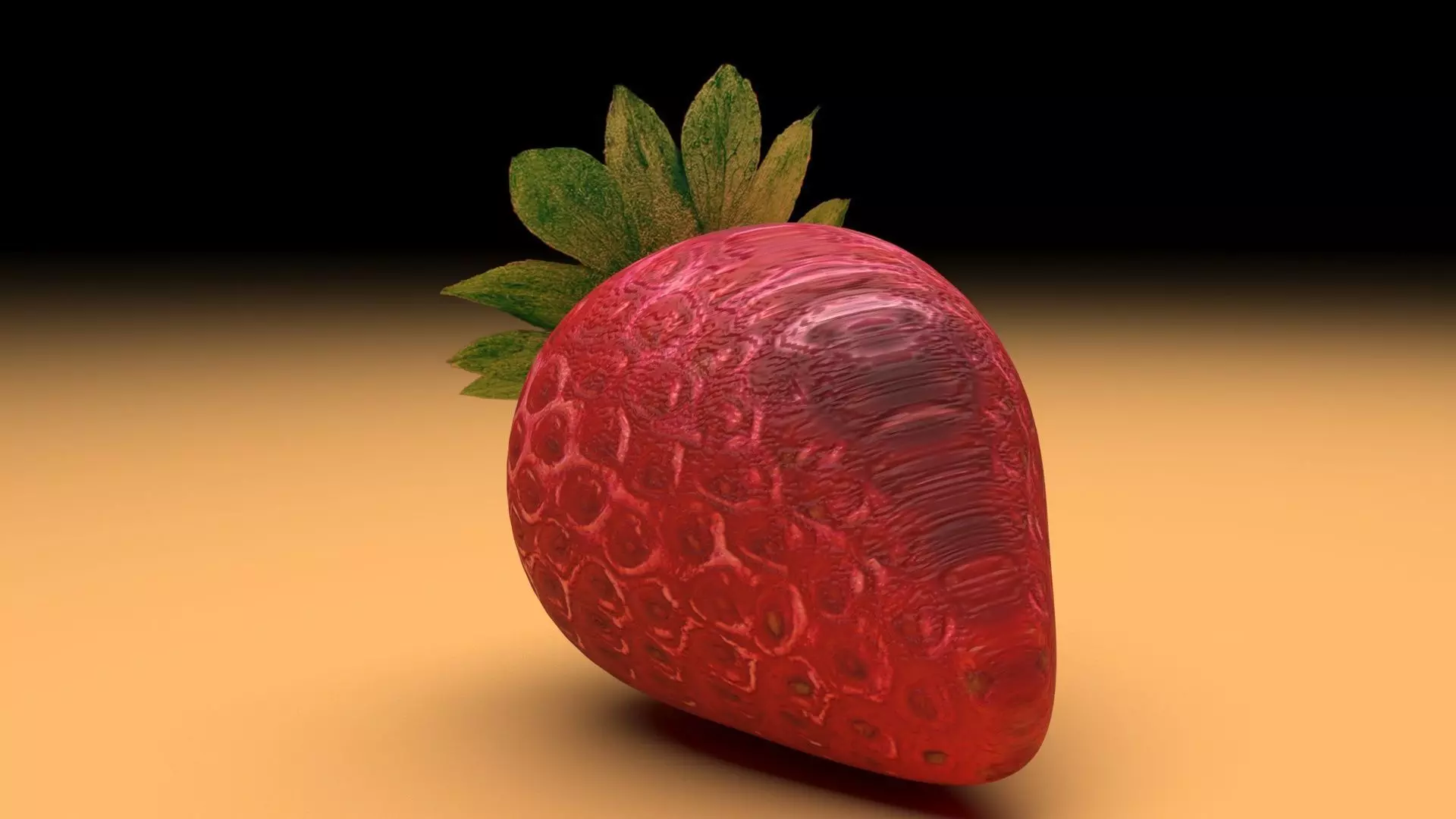 Strawberry 3D model_5