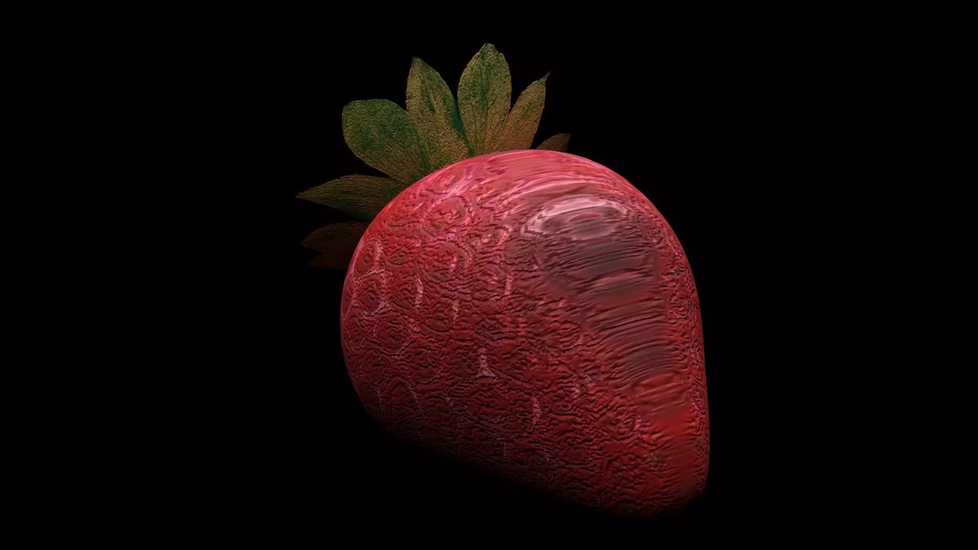 Strawberry 3D model_6