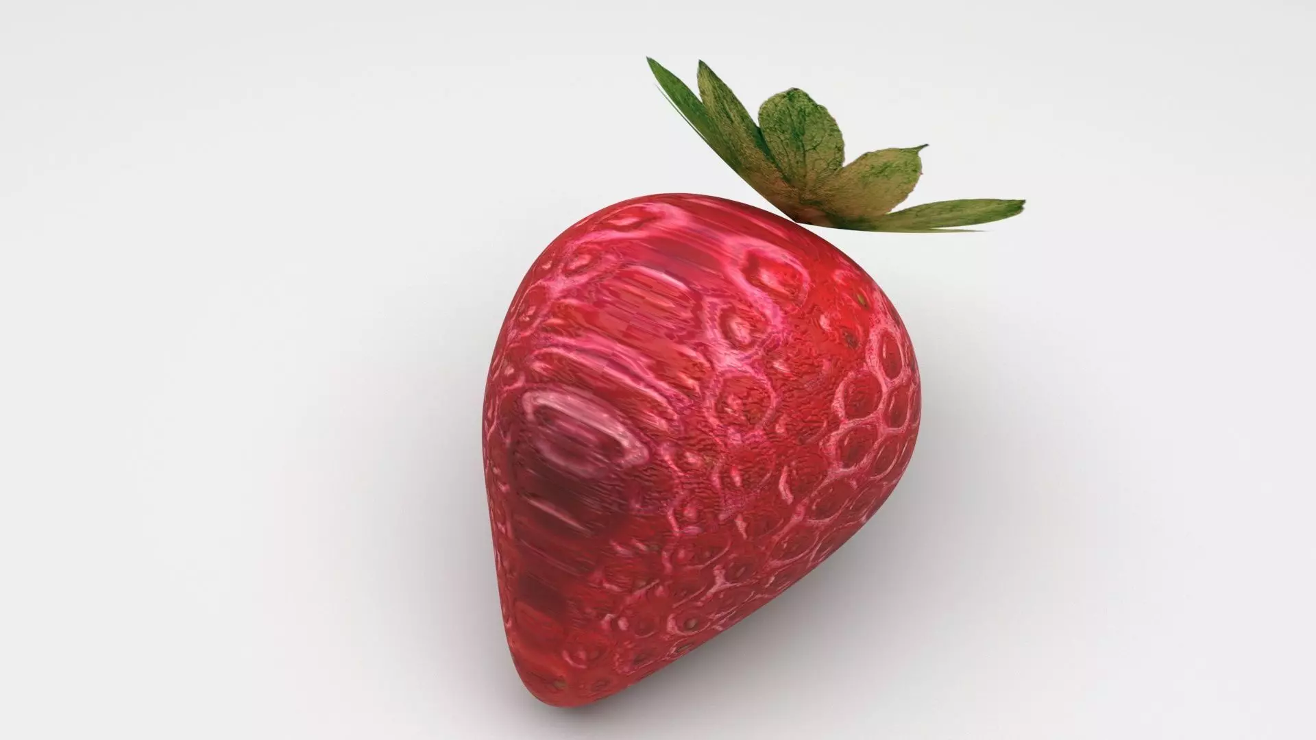 Strawberry 3D model_1