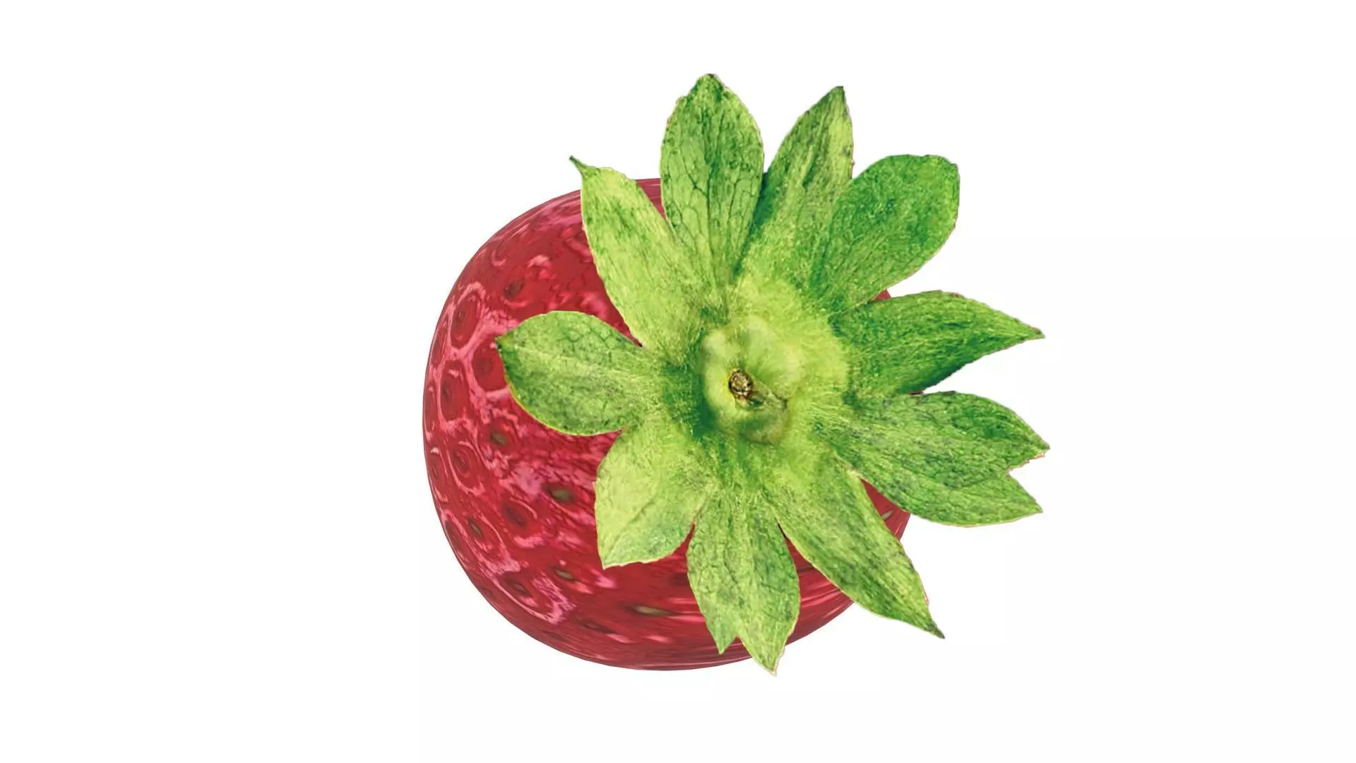 Strawberry 3D model_9