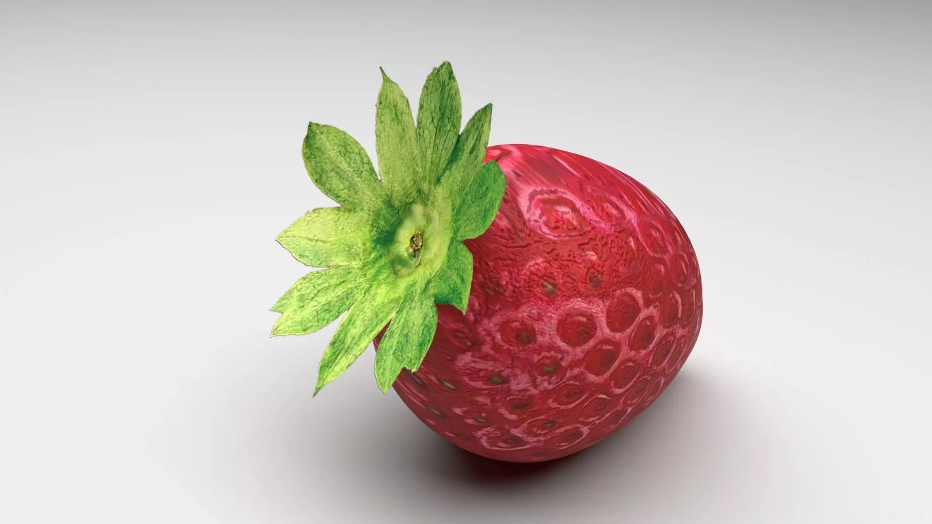 Strawberry 3D model_3