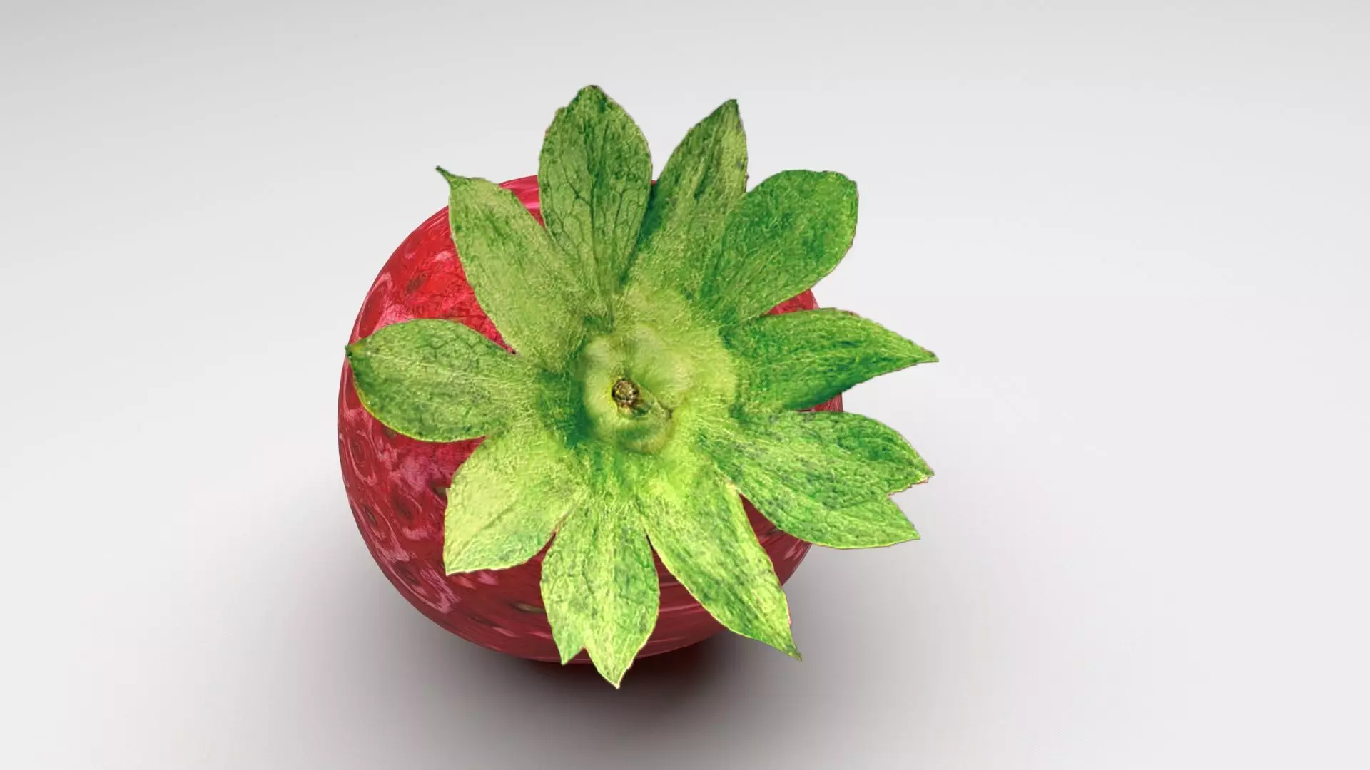 Strawberry 3D model_2