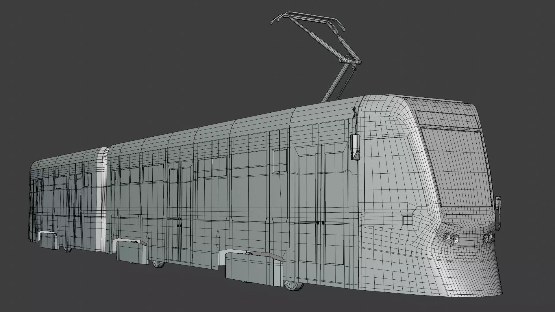 Pesa Link and Stadler tram 3D Model Collection_6