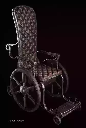 Old Broken Wheelchair