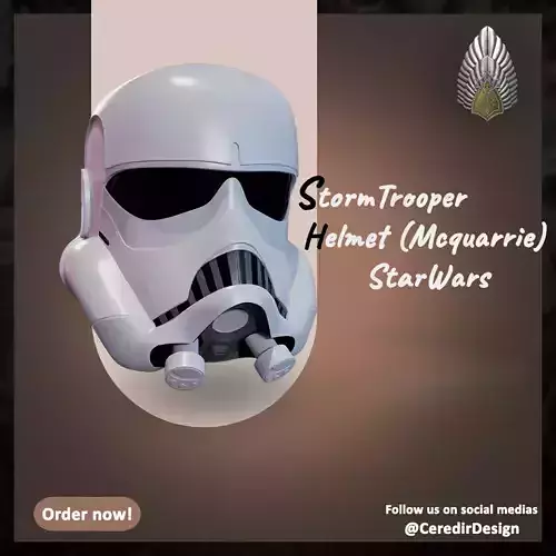 Storm Trooper Ralph Mcquarrie Star Wars 3D DIGITAL DOWNLOAD