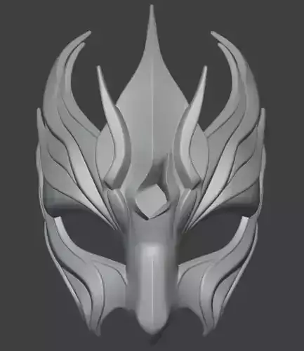 Ornate Halloween Masquerade Mask 3D print model Ornate Halloween Masquerade Mask 3D print model