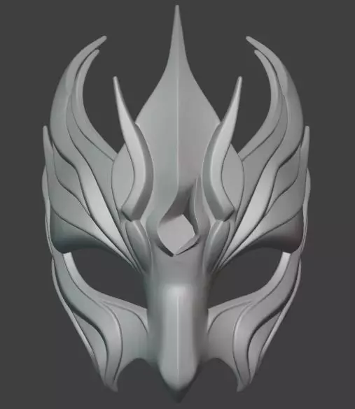 Ornate Halloween Masquerade Mask 3D print model_0