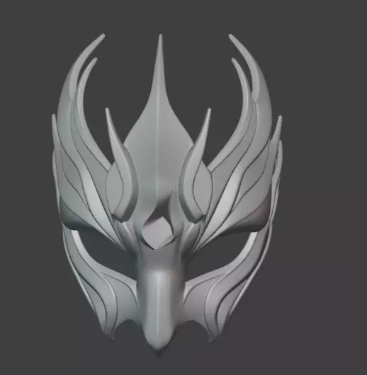 Ornate Halloween Masquerade Mask 3D print model_5