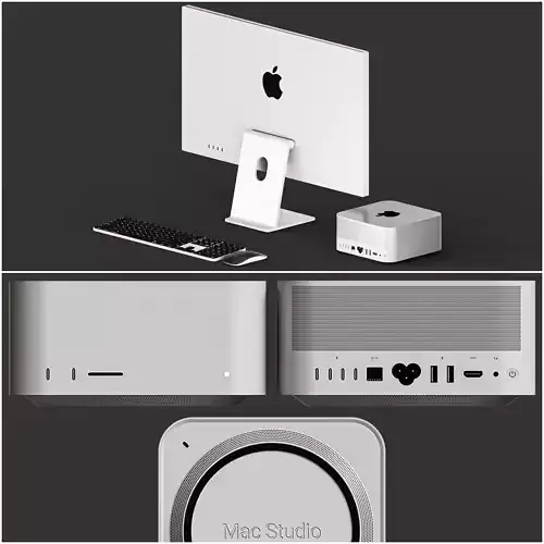 Desktop Set Studio Display Mac Studio Magic Keyboard Magic Mouse