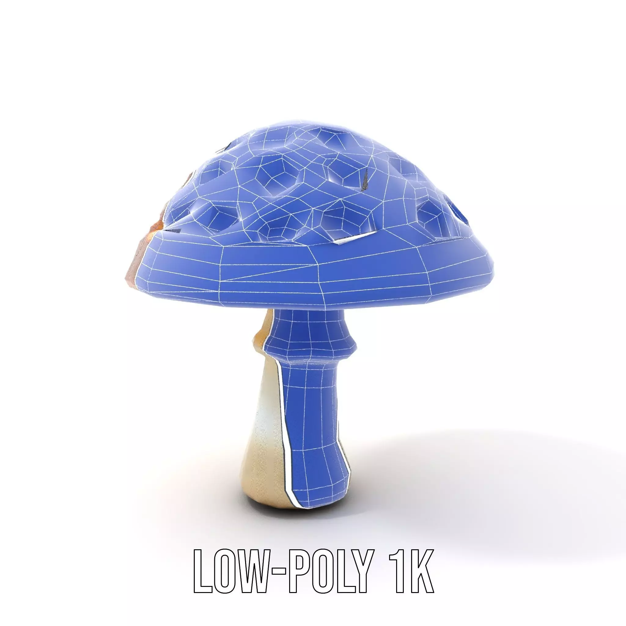 Glowing Mushroom Lamp model pack Low-poly 3D model_22