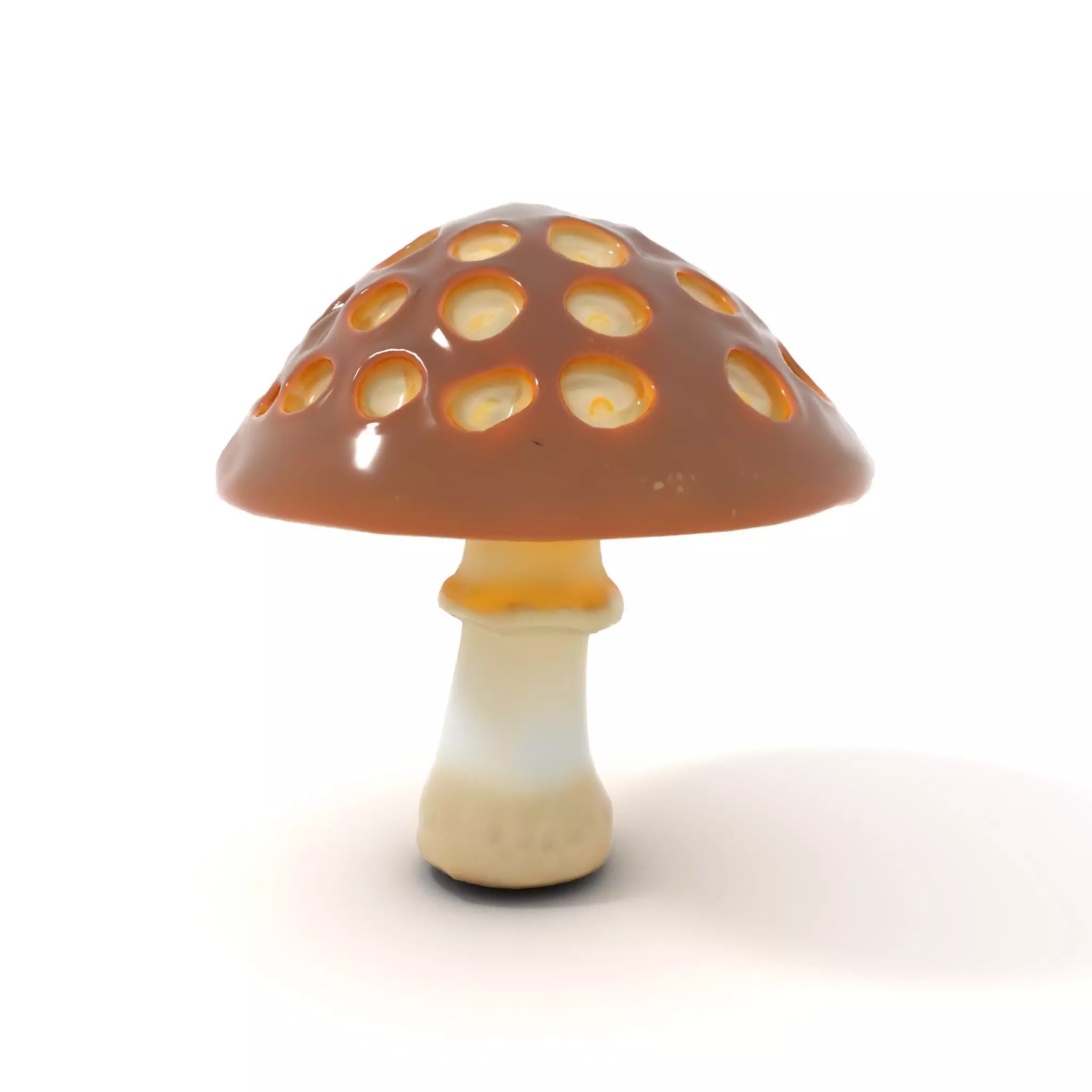 Glowing Mushroom Lamp model pack Low-poly 3D model_6