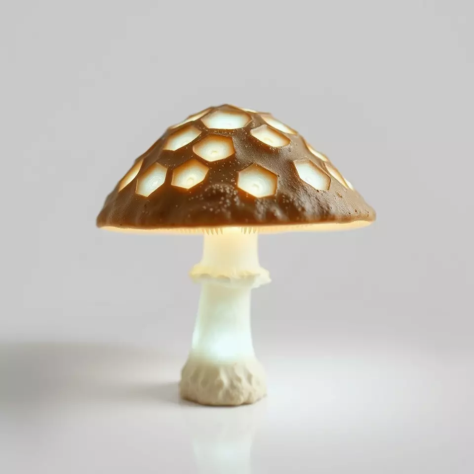 Glowing Mushroom Lamp model pack Low-poly 3D model_2