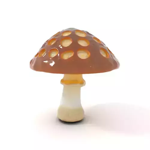 Glowing Mushroom Lamp model pack Low-poly 3D model