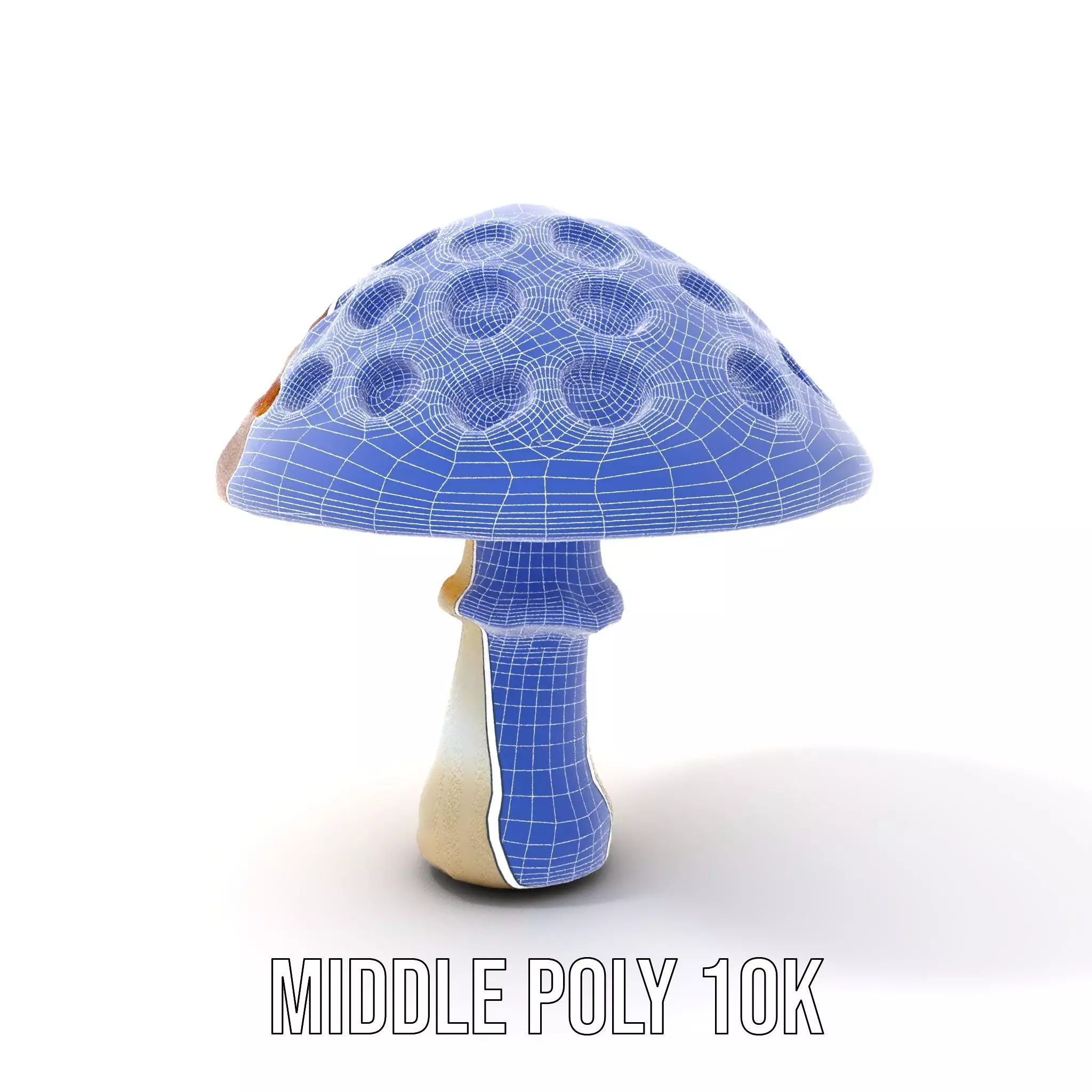 Glowing Mushroom Lamp model pack Low-poly 3D model_13