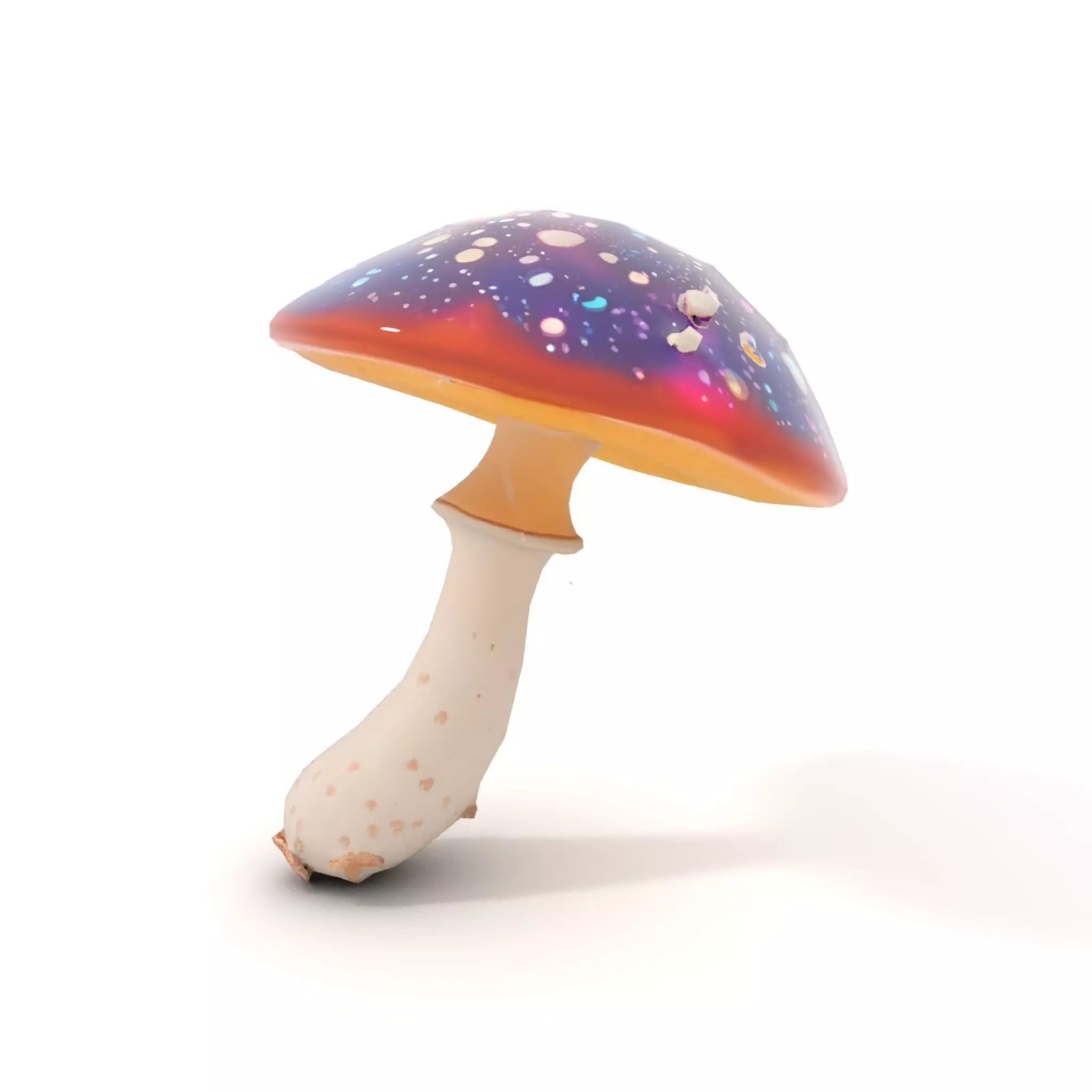 Cosmic Mushroom model pack Low-poly 3D model_12