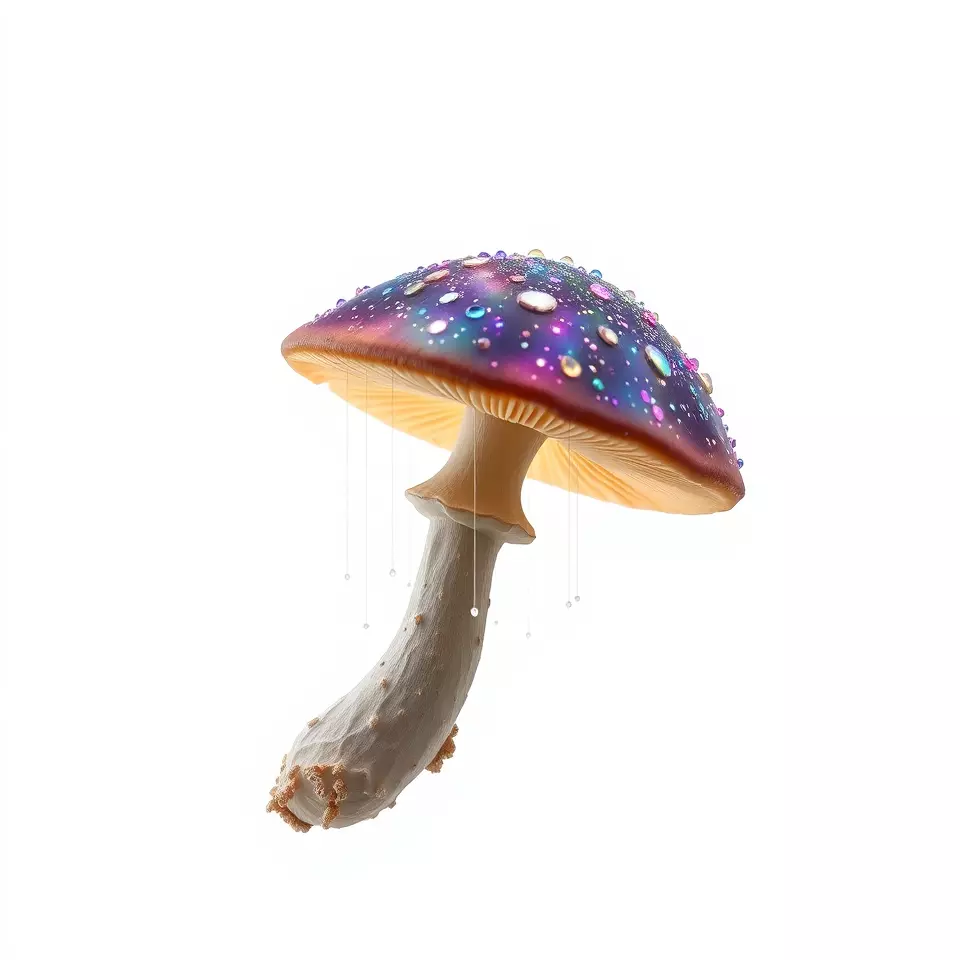 Cosmic Mushroom model pack Low-poly 3D model_2