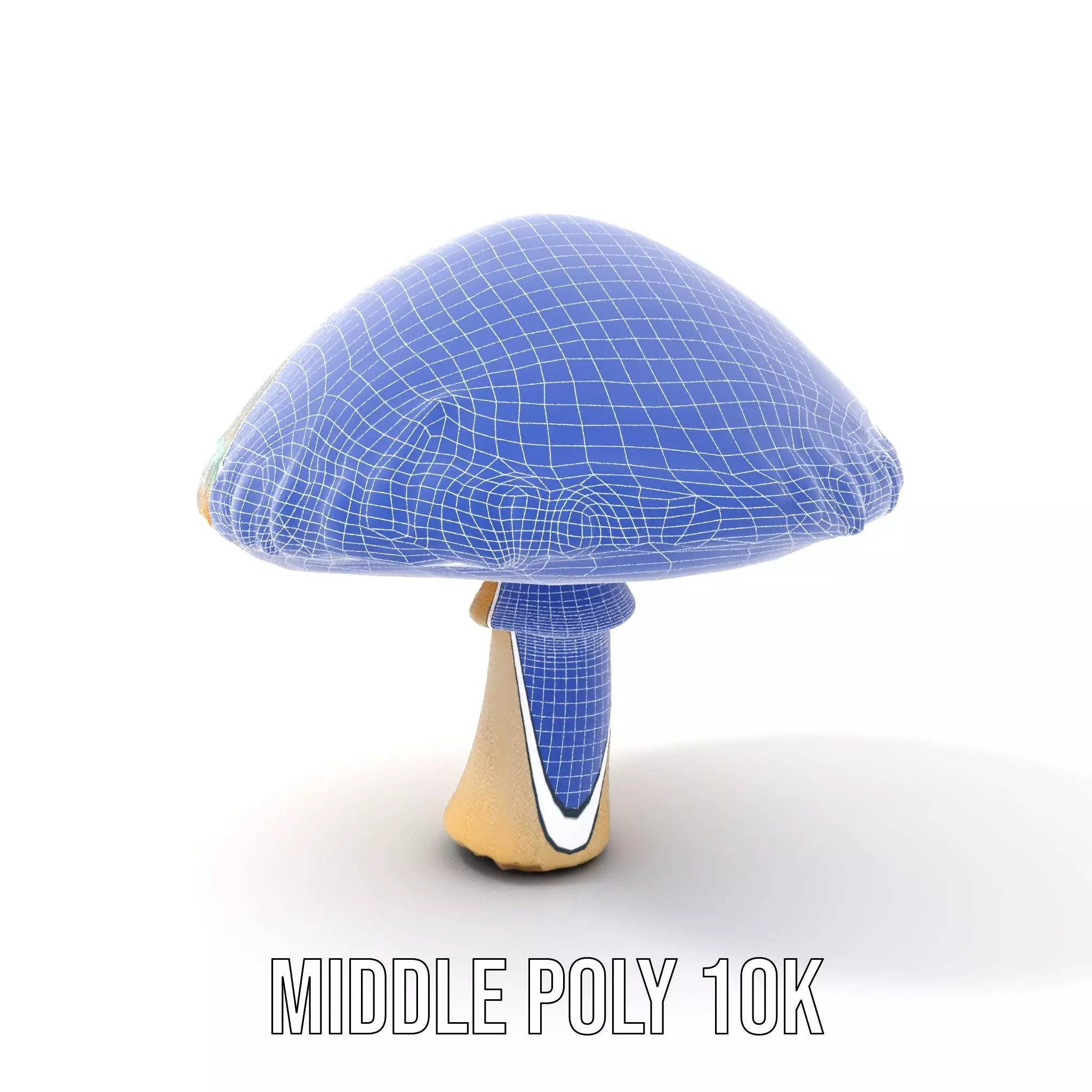 Iridescent Mushroom model pack Low-poly 3D model_21