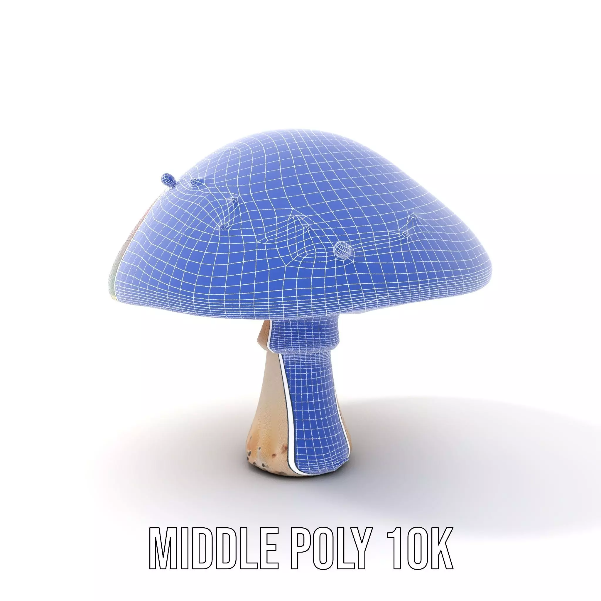 Iridescent Mushroom model pack Low-poly 3D model_17