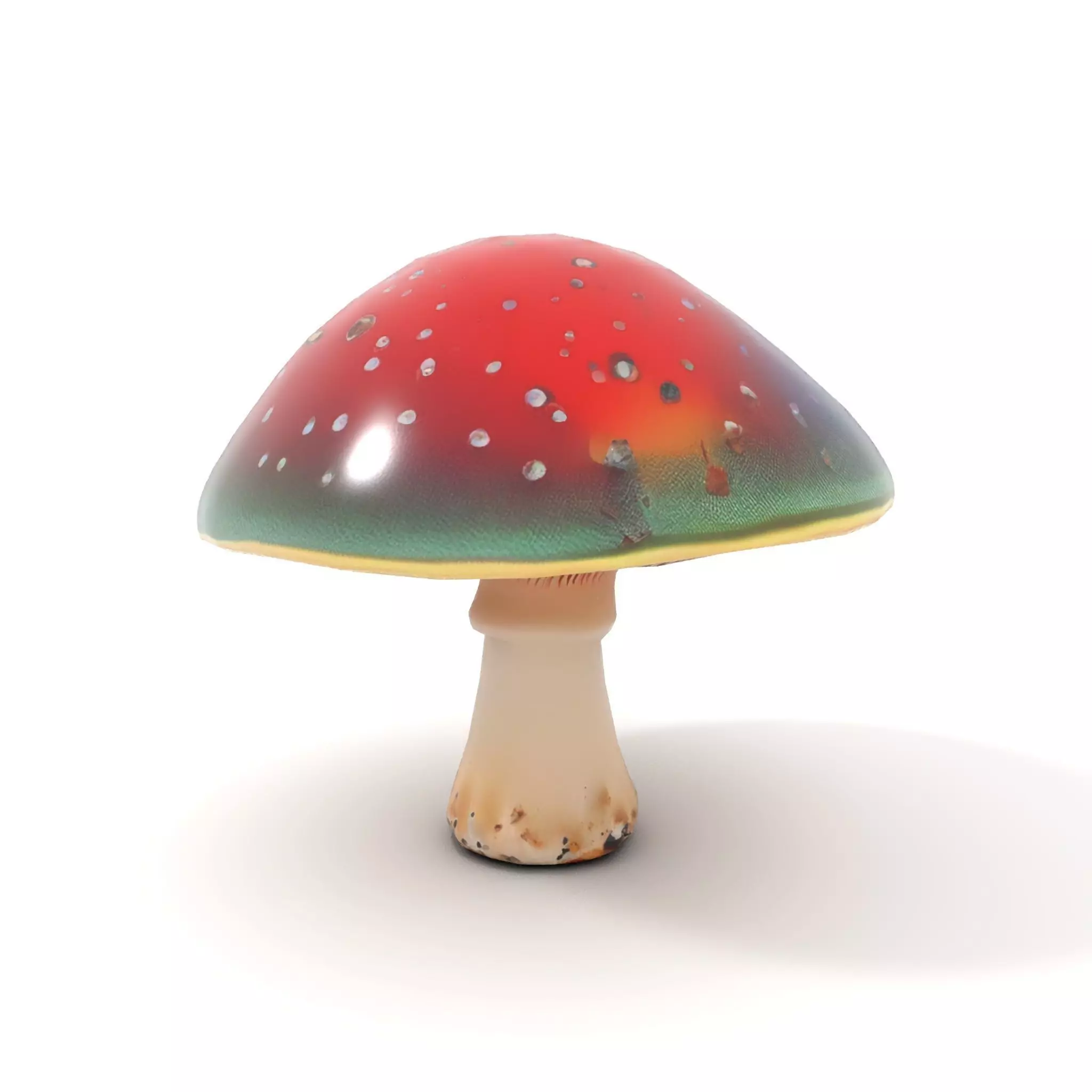 Iridescent Mushroom model pack Low-poly 3D model_21