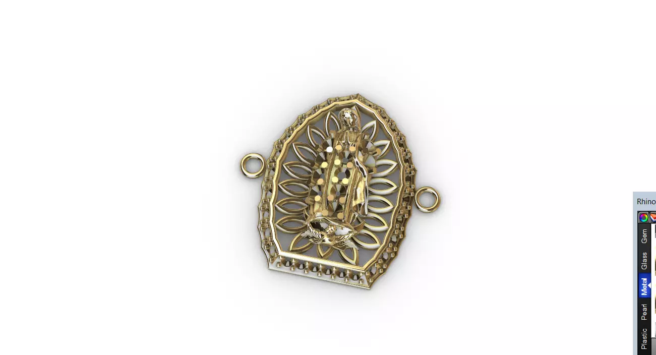 virgen de guadalupe 3D print model