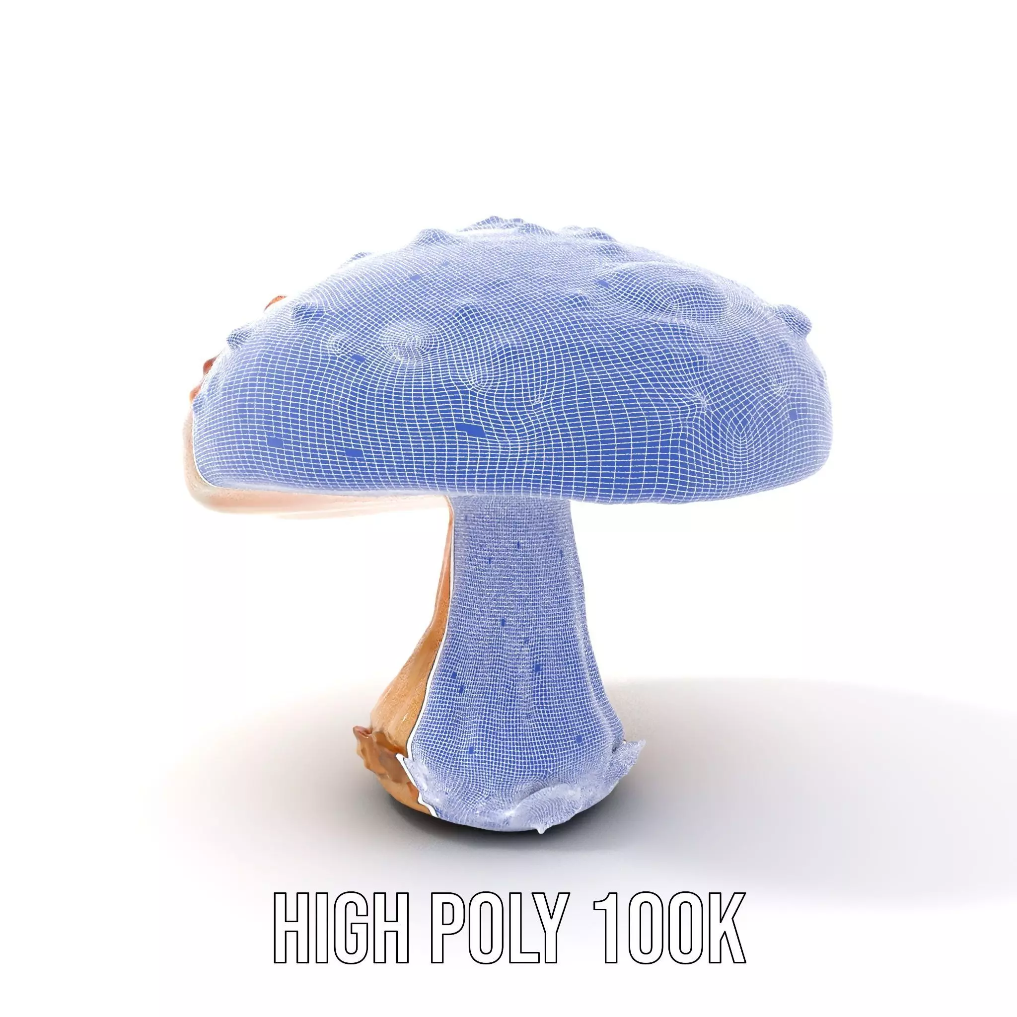 Glowing Mushroom model pack Low-poly 3D model_4