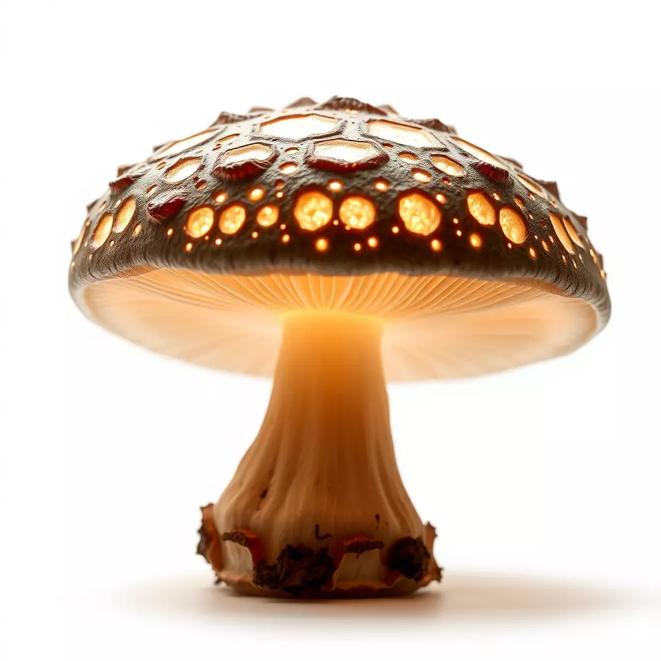 Glowing Mushroom model pack Low-poly 3D model_2
