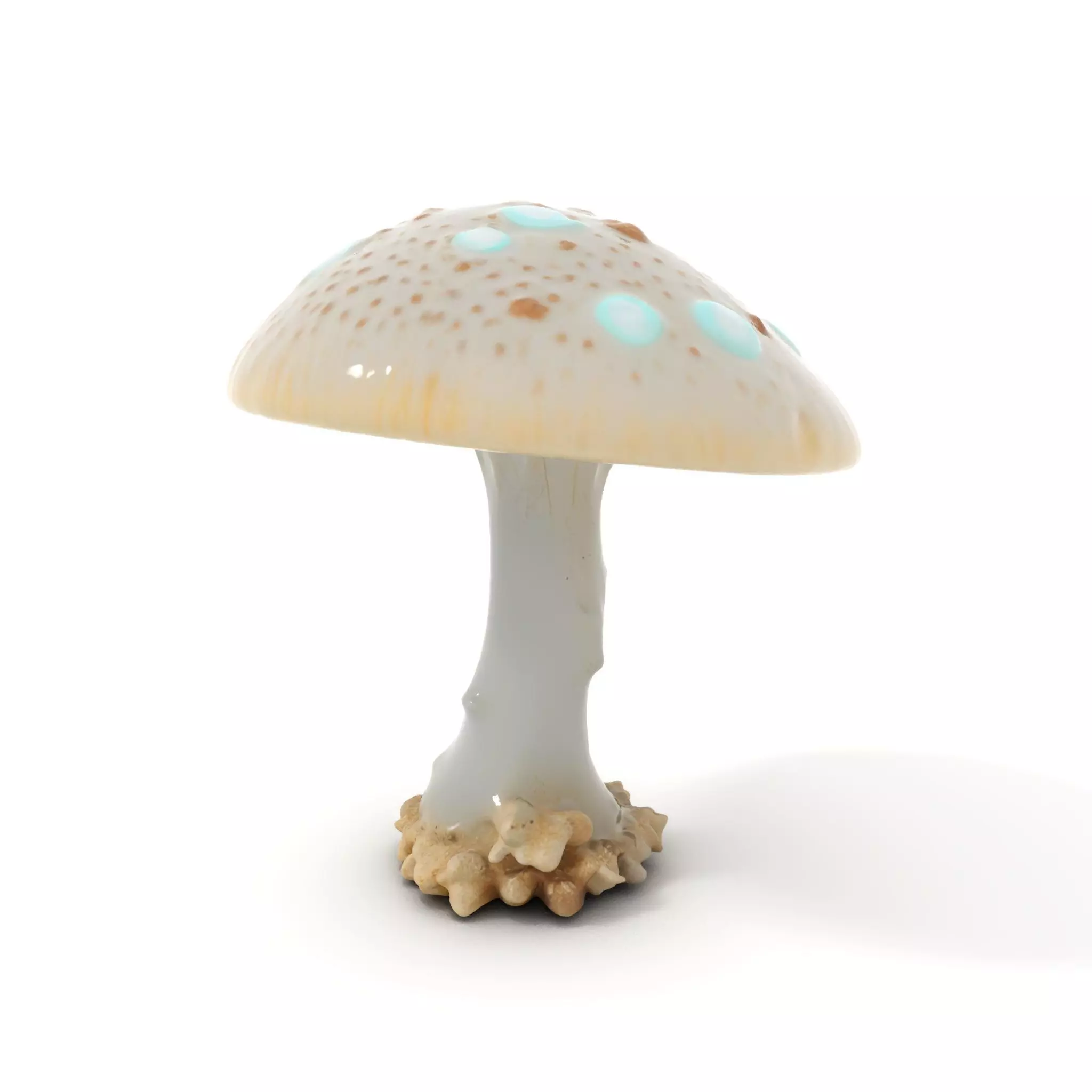 Glowing Mushroom model pack Low-poly 3D model_0