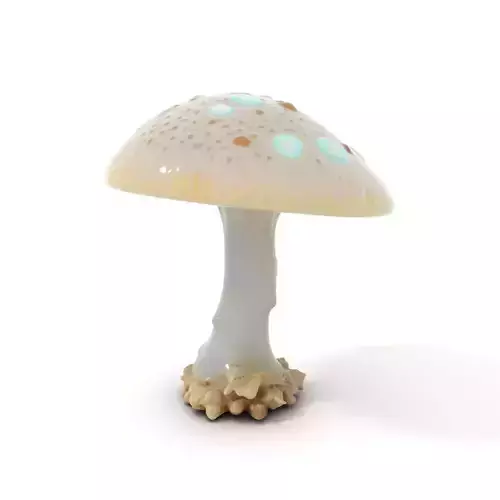 Glowing Mushroom model pack Low-poly 3D model
