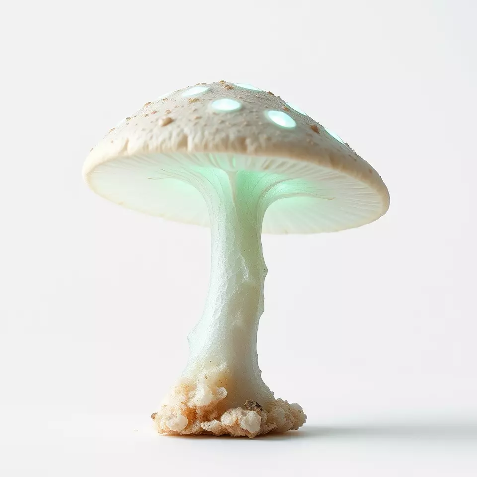 Glowing Mushroom model pack Low-poly 3D model_2