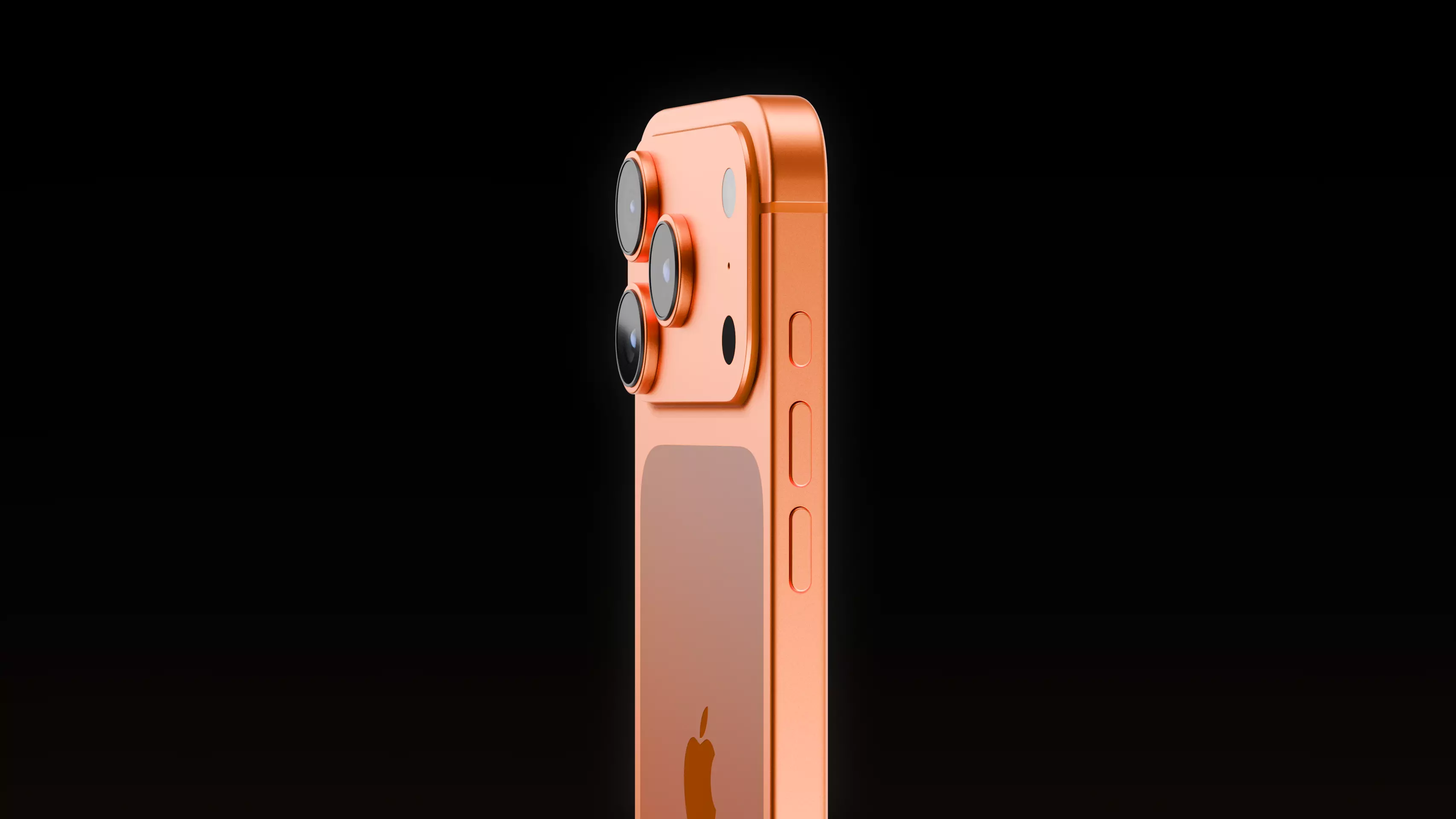 Apple iPhone 17 Pro Cosmic Orange 3D model_2