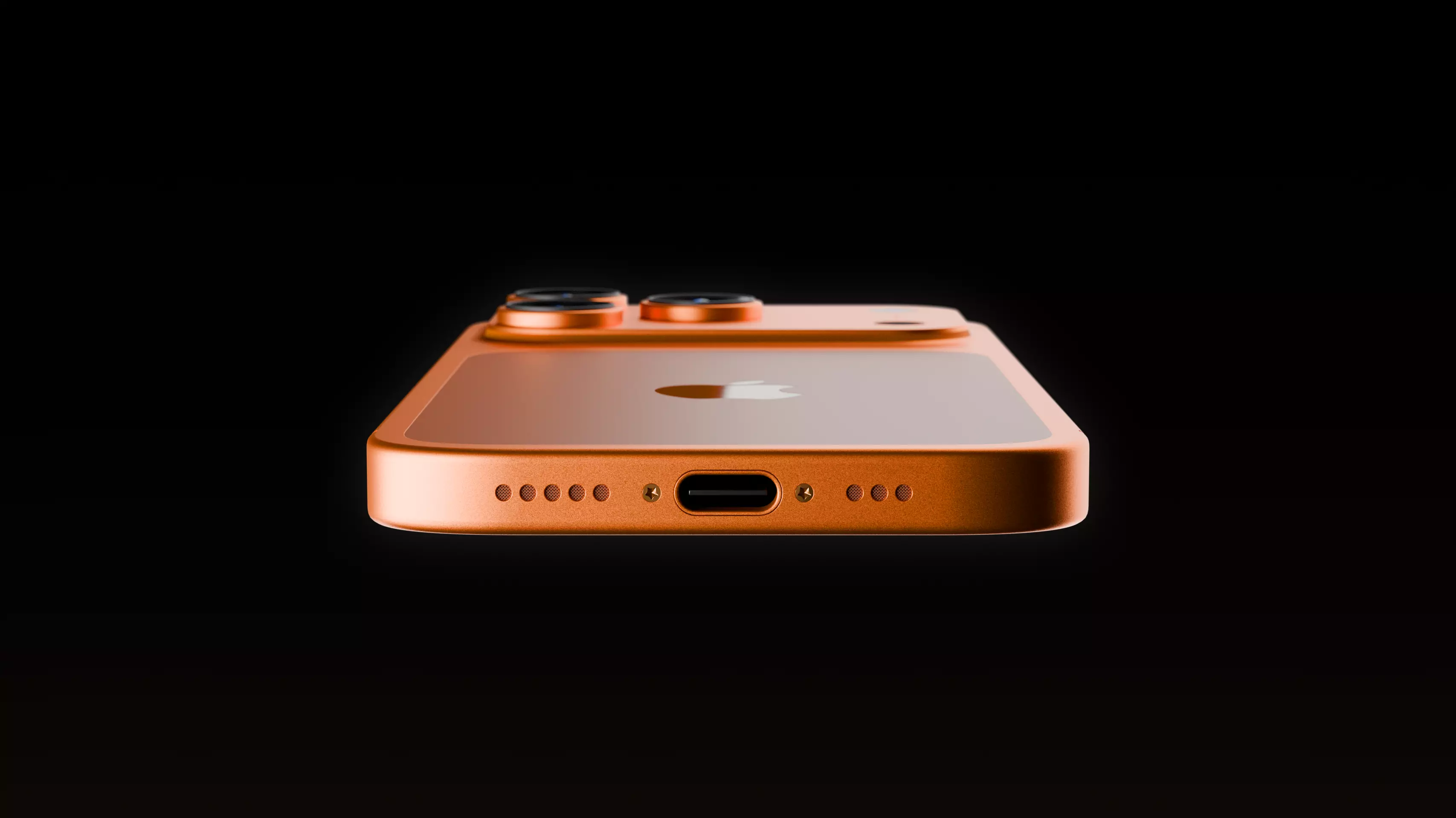 Apple iPhone 17 Pro Cosmic Orange 3D model_6