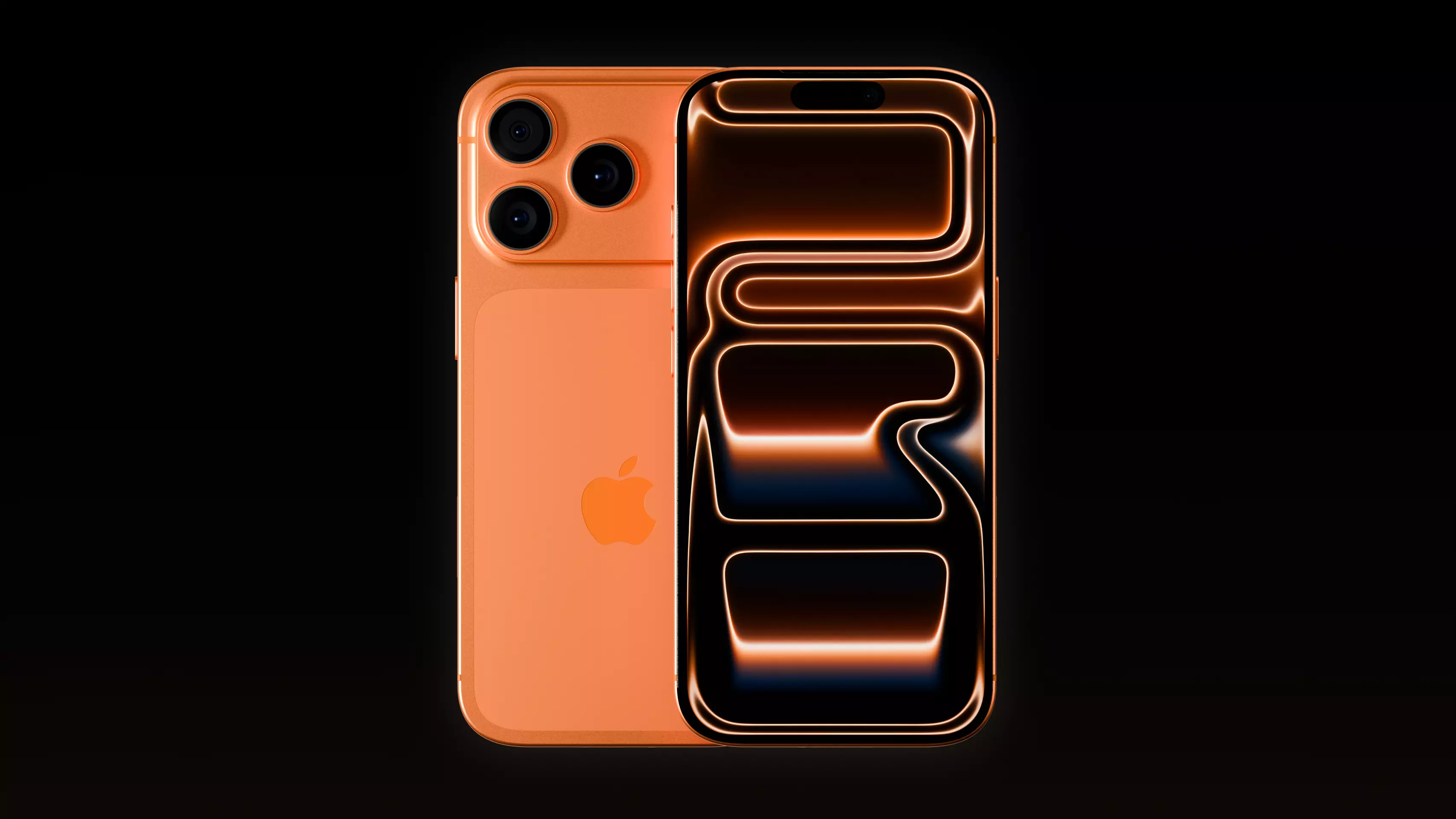 Apple iPhone 17 Pro Cosmic Orange 3D model_5