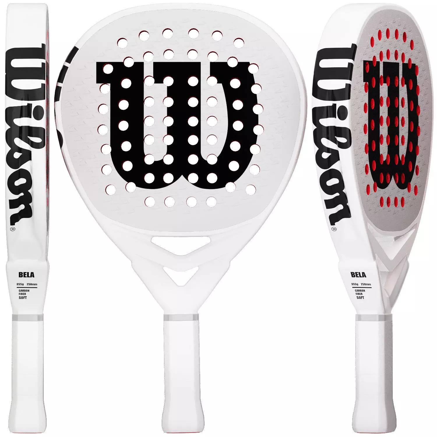 padel racket wilson bela pro  3D model_3