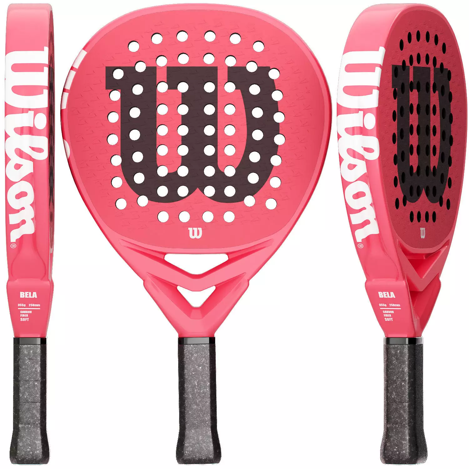 padel racket wilson bela pro  3D model_2