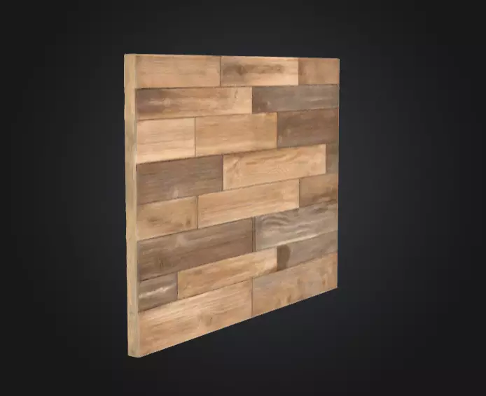 Rustic Wooden Plank Wall Texture Texture_3