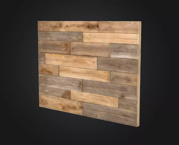 Rustic Wooden Plank Wall Texture Texture_1