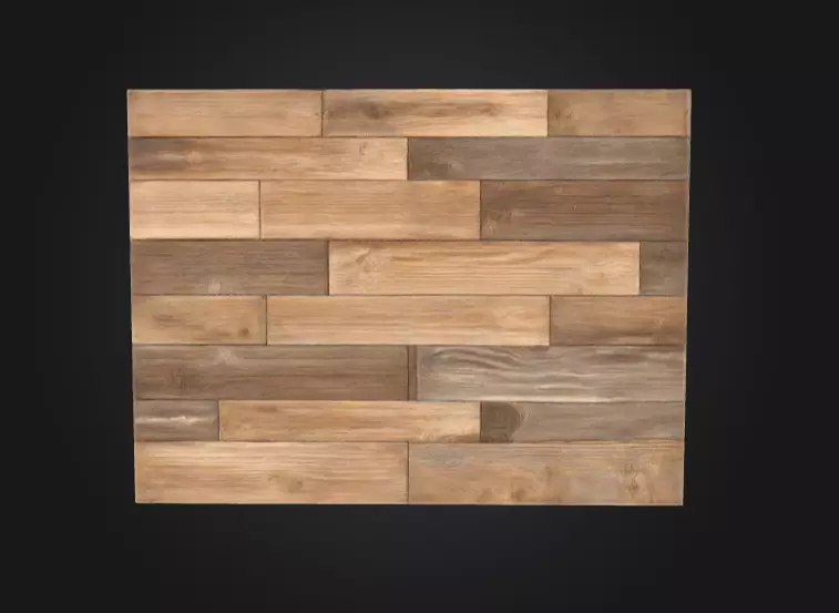 Rustic Wooden Plank Wall Texture Texture_4