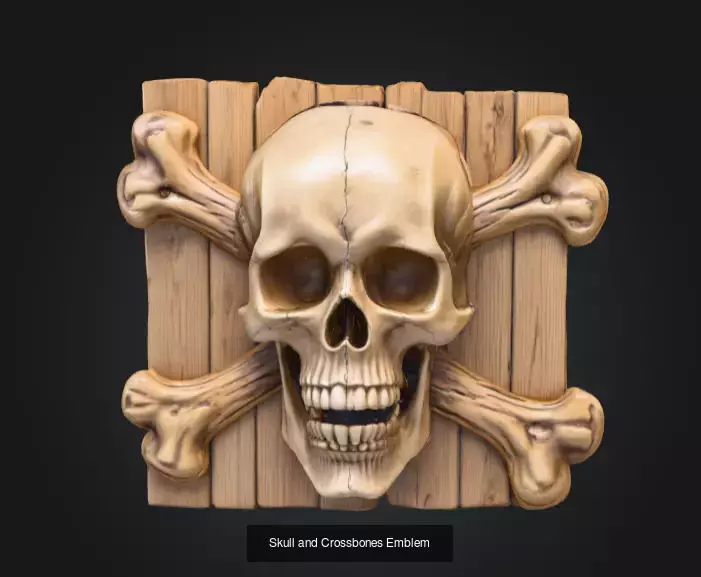 Pirate Relics and Fantasy Props Collection _1