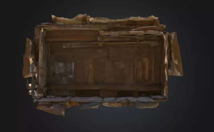 Rustic Market Stall Low-poly 3D model_18