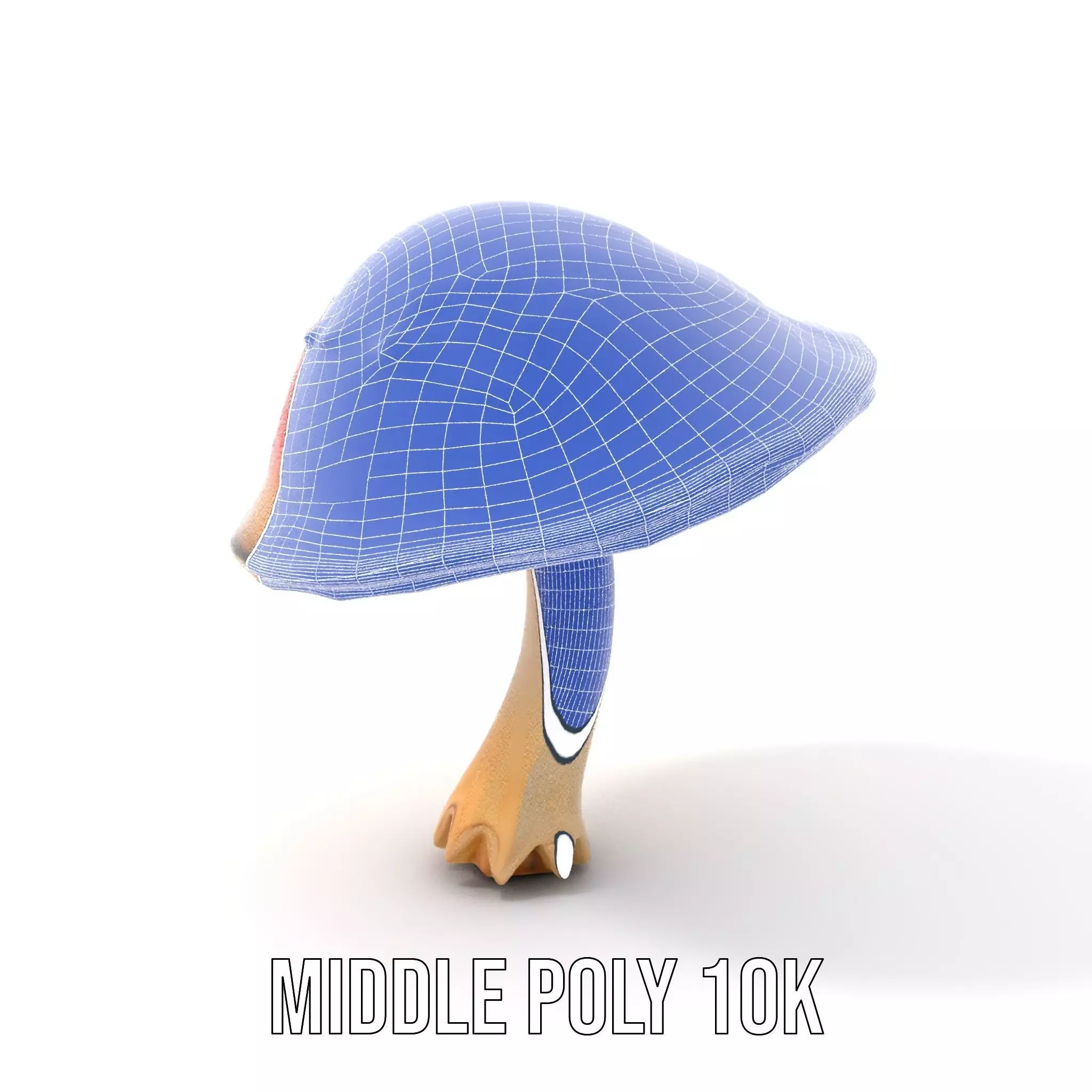 Pink Mushroom Cap model pack Low-poly 3D model_21